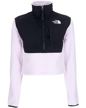 The North Face Slip-On Fleece Jacket W Denali Crop - Blue