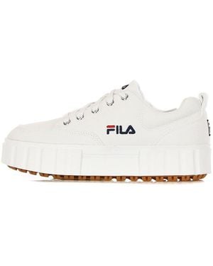 Fila Halbschuh Damen Sandblast C Wmn Weib - Weiß
