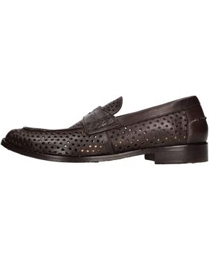 JP/DAVID Flat Shoes - Brown