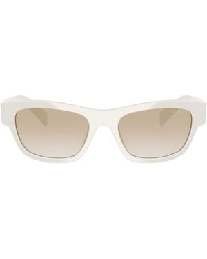 Prada Lunettes De Soleil 0Prb09S-26A80 Femme - Blanc