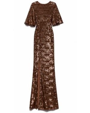 Aniye By Dress Dress Long With Sequins - Brown