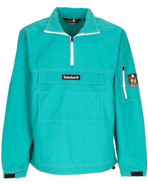Timberland Pull-On Windbreaker Hiking Anorak - Blue