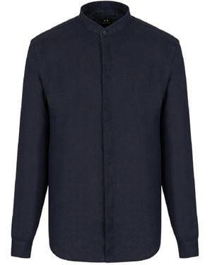 ARMANI EXCHANGE Blauwe Hemden