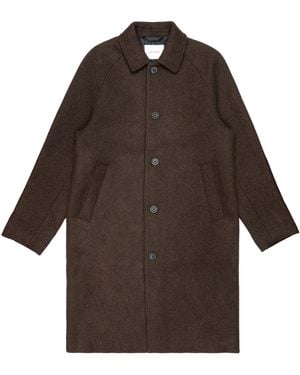 Les Deux Coat Michael Solid Wool - Brown