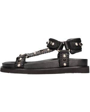 Ash Flat Shoes - Black