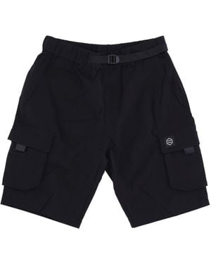 DOLLY NOIRE Short Cargo Techno Homme Noir - Bleu