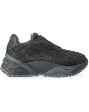 Philippe Model Sneakers Nr03 Odeon Nubuck Surrenderu - Black