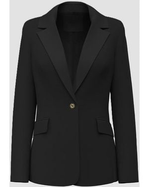 Guess Veste Noire A Un Seul Sein