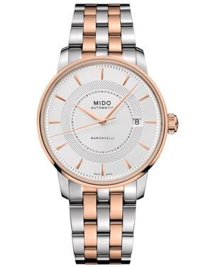 MIDO Uhrzeit Barons Signatur M0374072203101 - Mettallic