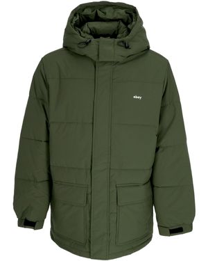 Obey Jacket Brunswick Puffer - Green