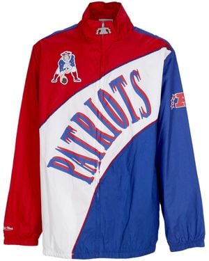 Mitchell & Ness Windbreaker Nfl Arched Retro Lined Windbreaker Neepat - Red