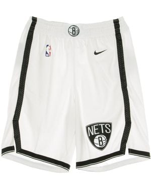 Nike Basketball Shorts Nba Swingman Short Home 18 Bronet - White