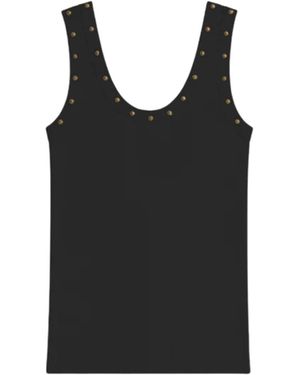PAPER KID Canoe With Studs - Black