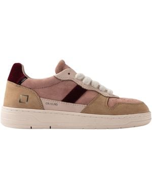 Date W431-C2-Co-Rs Date Femmes Suede Rose - Marron