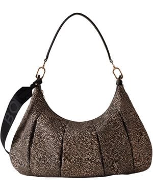 Borbonese Sac Pour Femmes 933077Ah1-X11 Multicolore - Marron