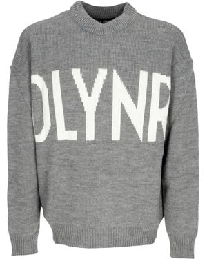 DOLLY NOIRE Sweater Logo - Gray