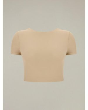 MACRON Top Cropped Emily Mujer - Neutro