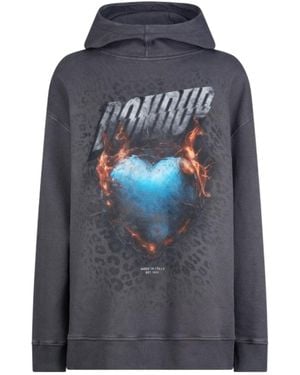 Dondup Hoodies De Mujeres - Gris