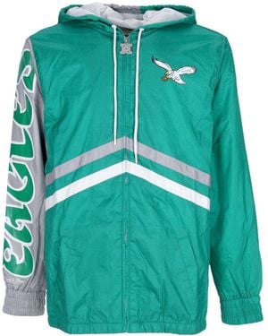 Mitchell & Ness Windbreaker Nfl Undeniable Full Zip Windbreaker Phieag - Green