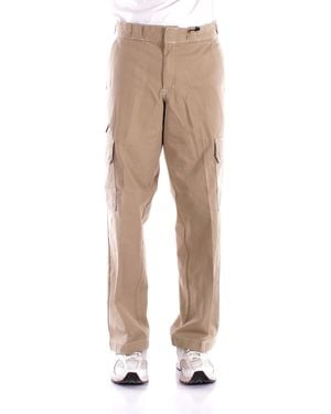 Dickies Pants Dk0A4Z7H 0Ds1 Riverbend Cargo Work Pant Desert Sand - Natural