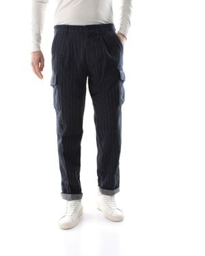 Mason's Pantalon Pour Hommes Chili Mte262 2Pn3D8910 012 - Bleu