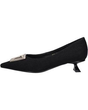 Emanuélle Vee With Heel - Black