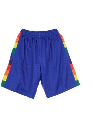 Mitchell & Ness Basketball Shorts Nba Swingman Short Hardwood Classics 1991-92 Dennug Road - Blue