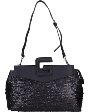 Gaelle Bolsas. Negro - Azul