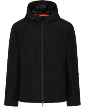 Suns Jacket Aurelio Long Velour - Black