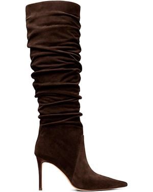 Michael Kors Damenstiefel Mit Fellfutter - Braun