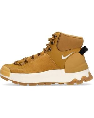 Nike W City Classic Boot Bota Alta Mujer Wheat/Sail//Gum Marron Claro - Metálico