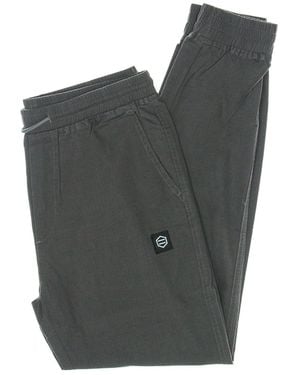 DOLLY NOIRE Long Jogger Ripstop Pants - Gray