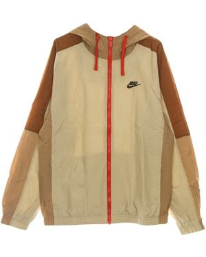 Nike Complete Woven Hooded Tracksuit - Natural