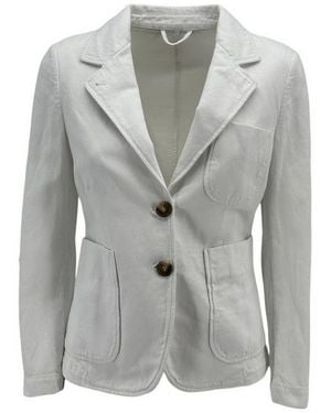 Kiltie Chaquetas Blancas - Gris