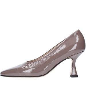 Pomme D'or Schoenen Met Paarse Hakken - Grijs