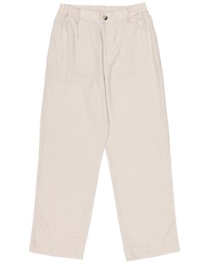 Woc Pants Maracaibo Camel - White