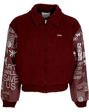 Arte' College Art Saves College Jacket - Rojo