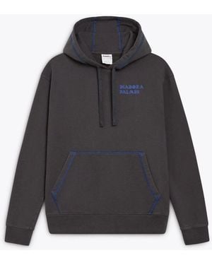 Diadora 502.182426 Hoodie Legacy Oyster - Black