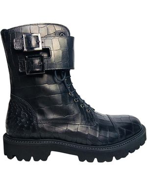 Pollini Sa21082G9Fvis000 Cuero Mujer Negro - Azul