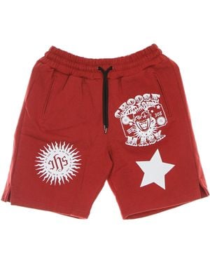 IHS Short Tracksuit Pants For Choose Your Mask Short - Red