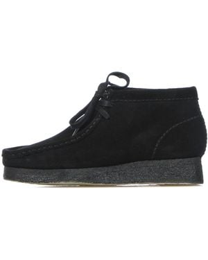 Clarks Scarpa Lifestyle Wallabee Boot - Black