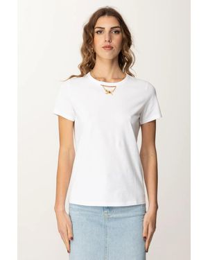 Elisabetta Franchi T-Shirt Ma02951E2 270 - White