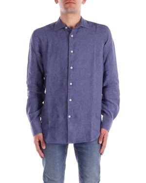 MC2 Saint Barth Mc2 Santa Camisa De Hombre Desnuda Pamp001 00314H Denim Oscuro Pamplona Lino Denim Negro - Azul