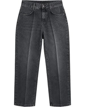 People Jeans Rechte Been - Grijs