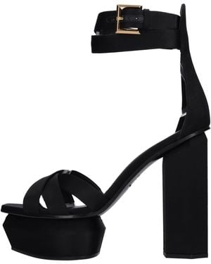 Balmain Sandalen Zwart