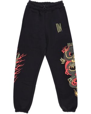 DOLLY NOIRE Ryu Dragon Sweatpants Sweatpants - Black