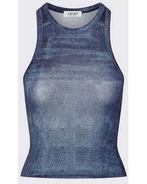 Liu Jo Top Effect Denim - Blue
