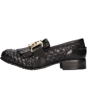 JP/DAVID Flat Shoes - Black