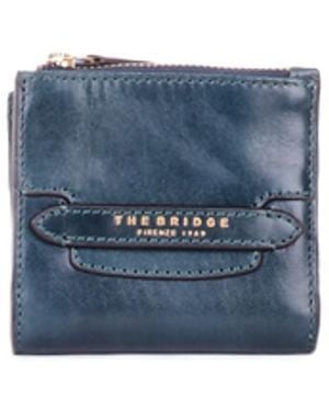 The Bridge Blaue Brieftasche