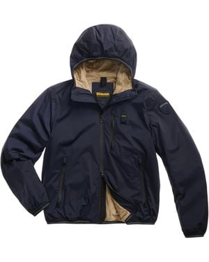 Blauer Blaue Jacken
